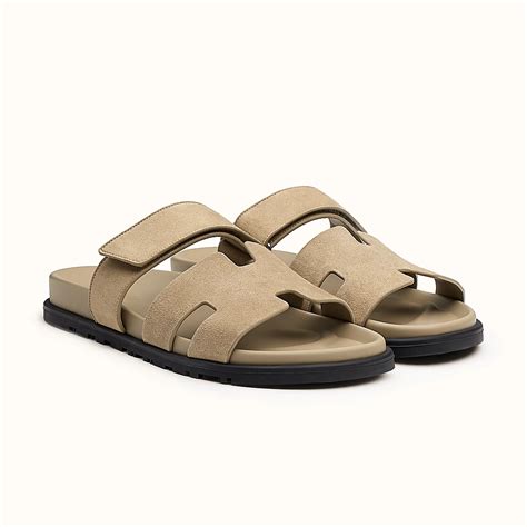 hermes sandals taupe|Hermes chypre sandals.